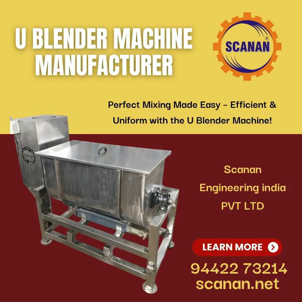 U Blender Machine Manufacturer
