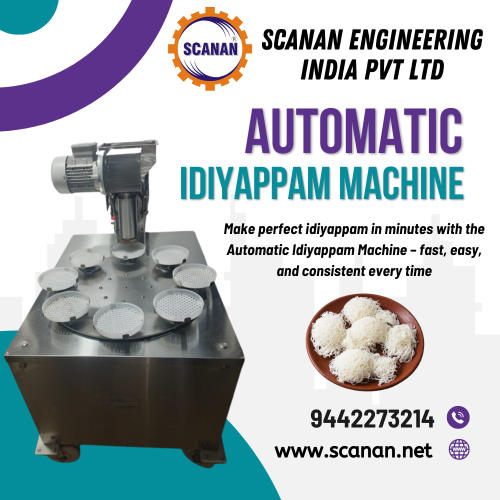 Automatic Idiyappam machine in Tamilnadu by Scanan Engineering