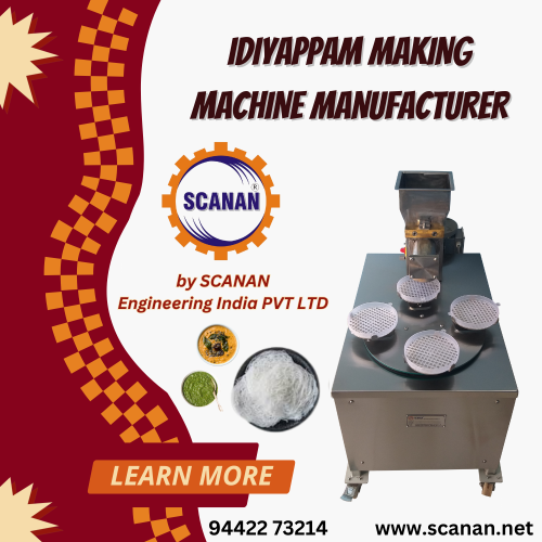 Automatic Idiyappam Making MAchine Manufacturer – Scanan Engineering